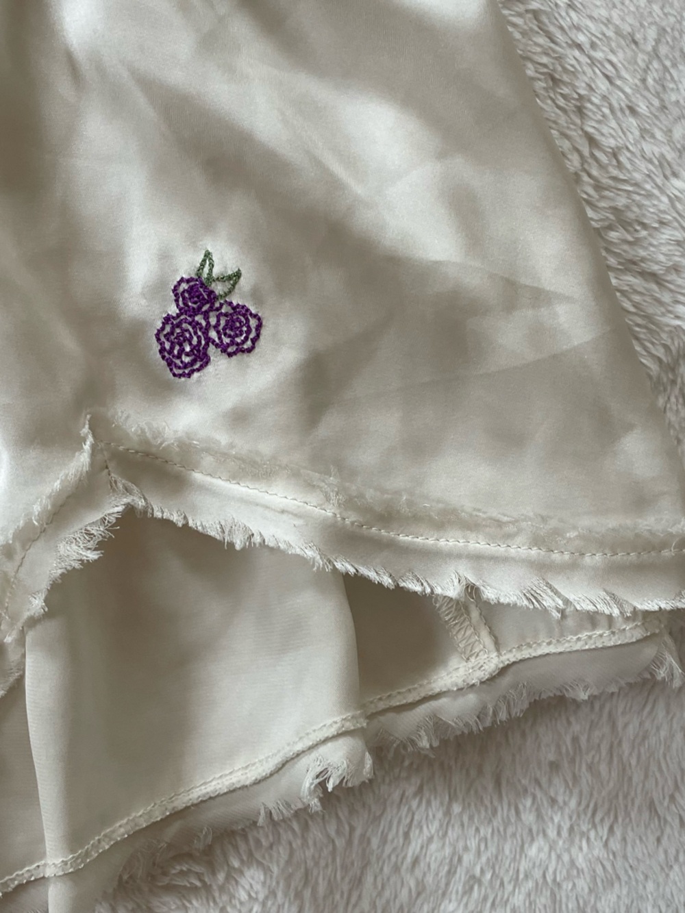 Intimately Free People Like Honey Satin PJ Shorts Size M Clean Girl Cozy Lounge - Picture 4 of 10